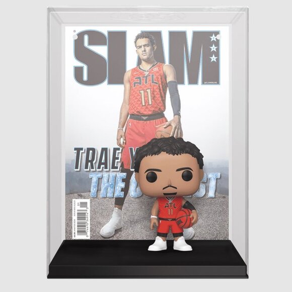 NEW Slam Magazine Cover NBA Atlanta Hawks Trae Young Funko Pop Figure #18 - Picture 1 of 12